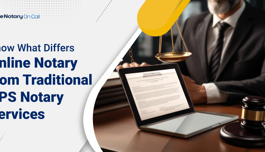 Know What Differs Online Notary from Traditional UPS Notary Services