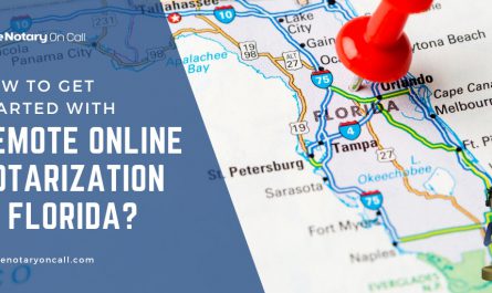 Remote Online Notarization Florida