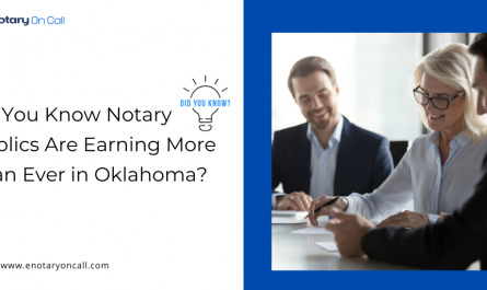 Remote Online Notarization Oklahoma