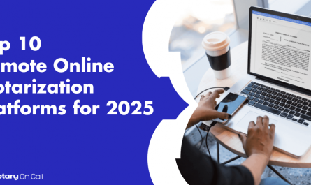 Remote Online Notarization Platforms for 2025