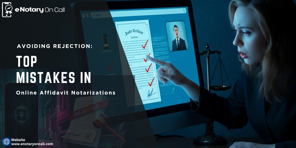 Avoiding Rejection: Top Mistakes in Online Affidavit Notarization