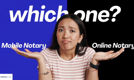 Mobile Notary Vs Online Notary