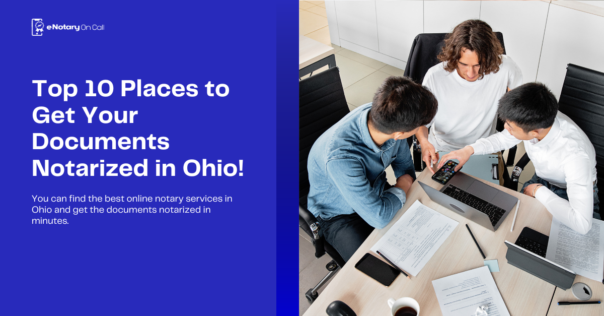 Find the Best Online Notary Service in Ohio